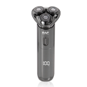 RAF USB Rechargeable Hair <b>Shaver</b> 7000RPM High-Speed Motor Floating Triple-Blade Head Smart Digital Display for Daily Grooming - Product Image 1