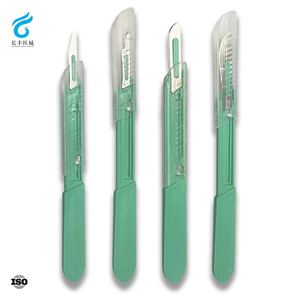 Medische Verbruiksartikelen Veiligheidsscalpel Wegwerp Roestvrijstalen Chirurgisch Mes Wegwerp <span class=keywords><strong>Scalpel</strong></span> - Product Image 1