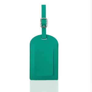 Wholesale Colorful PU Leather Luggage <b>Tags</b> Custom Baggage <b>Name</b> <b>Tags</b> with Address Label for Travel Accessories - Product Image 3