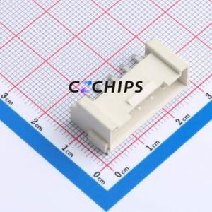 WAFER-VH396W-6A Wire-to-Board Pin Header SMD,P=3.96mm,Horizontal Mount Connector 1x6P 3.96mm Horizontal Mount VH - Product Image 1