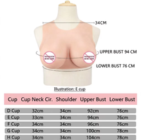 Poupées artificielles sexy pour femmes, rehausseurs de poitrine en silicone, G super doux, formes de seins artificiels, gros seins, pour cosplayer, travesti, drag queen