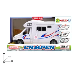 Camper Véhicule jouet en plastique avec sons et lumières 3+ ans Alimenté par piles 32x18x12 cm - Product Image 2