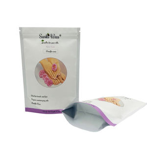 Custom Printed Matte White Foil Bath Salts Packaging Zip Lock Bath Salt Body Scrub Standing Pouch Resealable Stand up Pouches - Product Image 4