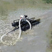 Drague à or portable, installation de lavage par aspiration, bateau de dragage à or, petite machine de dragage d'or pour rivière