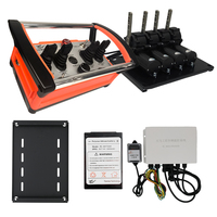 Manette de commande hydraulique proportionnelle personnalisable à 4, 5 ou 6 voies, adaptée aux grues Fassi avec plusieurs modes de fonctionnement