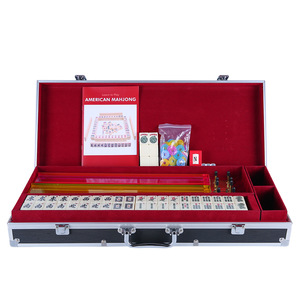 American <b>Mahjong</b> Full <b>Set</b> 30mm 166Pcs Portable With Aluminum Box Packaging - Product Image 3