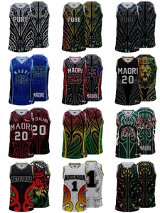Haut Débardeur d'Entraînement Séchage Rapide PURE Style Aborigène Australien Maori Polynésien, <span class=keywords><strong>Maillot</strong></span> Sublimé Personnalisé, Débardeur de Basketball, Vêtement de Sport - Product Image 5