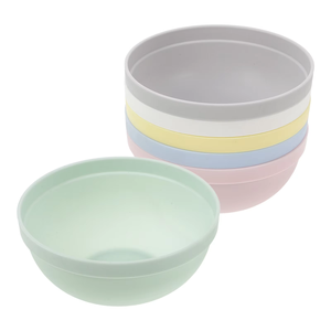 Tazón de Plástico para Servir, Irrompible, Apilable, Libre de BPA, de PP, Colorido, Redondo, para Cereales, Ensaladas, Sopa, para el Hogar, Cocina, Niños, Picnic - Product Image 1