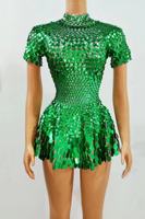 Scintillant une ligne paillettes paillettes robes de fête d'anniversaire robe de bal courte danseuse scène Performance Costume femmes Sexy Mini Club robe