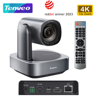 Cámaras PTZ TENVEO 2 2025 con Zoom Óptico de 12X y 20X. Salida USB3.0, HDMI, SDI, LAN con Controlador de Joystick 4D para Transmisión en Vivo