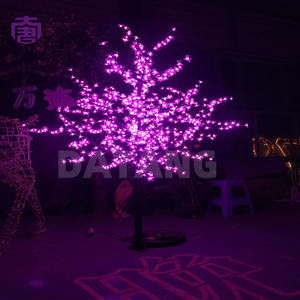 Lumière d'arbre de cerisier en PVC LED imperméable IP65 fiable pour extérieur, pour Noël, Halloween, amélioration de l'ambiance nocturne - Product Image 4