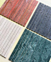 Nouveauté Longue Bande de Mosaïque de Marbre Multicolore Pierre Naturelle Kit de Décoration Murale Intérieure Carreau de Mosaïque en Marbre Kat