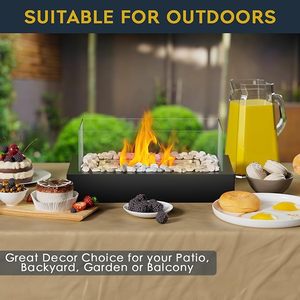 Foyer de table Portable Smores Maker <span class=keywords><strong>Kit</strong></span> Intérieur/Extérieur Mini <span class=keywords><strong>Cheminée</strong></span> Table Top Decor Home Patio - Product Image 4