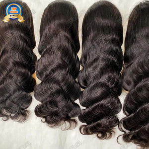 Peluca de cabello humano con encaje frontal HD indio crudo 13X6, vendedores al por mayor de Peluca de cabello virgen y crudo con cutícula alineada, peluca de cabello crudo vietnamita - Product Image 6