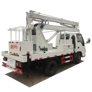 ISUZU cor branca 16m 18m 20m 22m 24m 26m altura de trabalho 4x2 Bucket Truck Aérea Caminhão Plataforma de Trabalho para venda