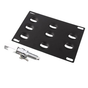 Gancho para marco de matrícula de aleación de aluminio, 205 mm, negro y rojo, número de pieza personalizable XL ZJ06 - Product Image 4