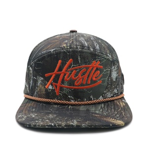 Casquette Snapback à 7 Panneaux à Bord Plat de Haute Qualité pour Hommes, Imperméable et Respirante, Idéale pour la Chasse en Extérieur - Product Image 2