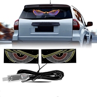 Panneau LED RVB XL7 XL8 XL9 en acrylique pour affichage DIY, effet « Demon Eye », éclairage de pare-brise avant et arrière de voiture