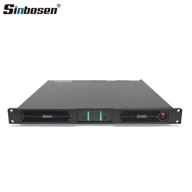D2-4200 Subwoofer 2 Channel 4200w 1u Amplifier Professional Class d Power Amplifier