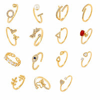 Nouvelle Bague de Fiançailles Classique 2026 pour Femme en Cuivre Incrusté de Zircon Cubique Plaqué Or 18K, Bague Cœur Personnalisée pour Mariage et Cérémonie
