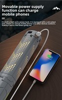 Portable Rechargeable LED Multifonction Magnétique Camping Lampe Télescopique Lumières IP65 Urgence PC Matériel Route Utilisation