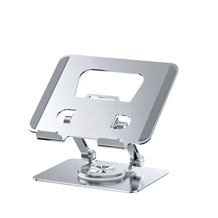 Metal Rotating Notebook Book Reading Bracket Mount Lock Tablet Monitor And Magnetic Laptop Extension Stand Phone Holder Exile