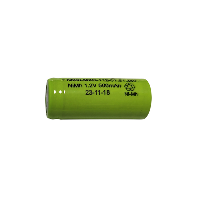 Factory Wholesale 1.2V N Size 500mAh Rechargeable NiMH Battery Cell for Flashlight Consumer Electronics Toys