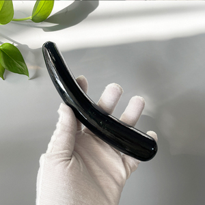 Yoni Trứng Cho Phụ Nữ Kegel Bài Tập 18 Cm Tự Nhiên Nephrite Cong Massage Cây Đũa Phép Lớn Ngọc Tinh Thể Đá Yoni Massage Thanh - Product Image 1