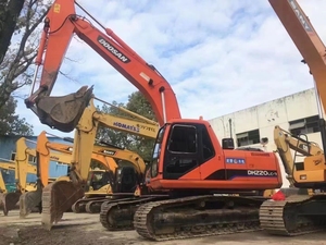 Pelles d'occasion très bon marché Doosan DH220 DX220 Pelles sur chenilles de plus de 20 tonnes en bon état - Product Image 2