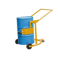 Nouvelle palette hydraulique personnalisée de levage de tambour d'huile mobile main manuelle petit chariot à tambour à usage domestique restaurants fermes au détail