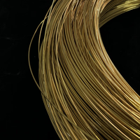 Fil de laiton jaune C26800 0,6 mm tréfilé à froid, excellente performance de placage pour la fabrication d'accessoires textiles et de fermetures éclair