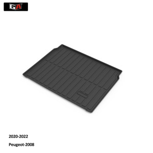Tappetini Protettivi per Bagagliaio Auto, Compatibili con <span class=keywords><strong>Peugeot</strong></span> <span class=keywords><strong>2008</strong></span> 2020-2022, <span class=keywords><strong>Accessori</strong></span> Anti-Usura - Product Image 2