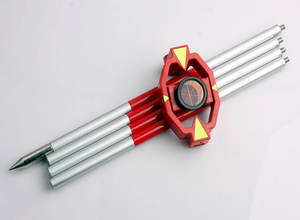 Prisma de Vidro de Ângulo Reto ZHYQ GMP111, Equipamento de Topografia Mini, Lente Micro de Quatro Polos 17.5mm para Estação <span class=keywords><strong>Total</strong></span>, Prata/Cobre - Product Image 3