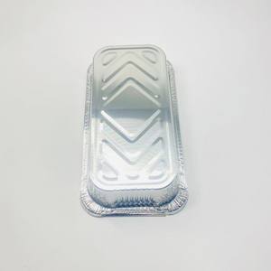 <span class=keywords><strong>Precio</strong></span> de fábrica al por mayor Durable 500ps por caja RE2514 1100ml Rectángulo Contenedores de papel de aluminio Reciclable de grado alimenticio WANHAO - Product Image 5