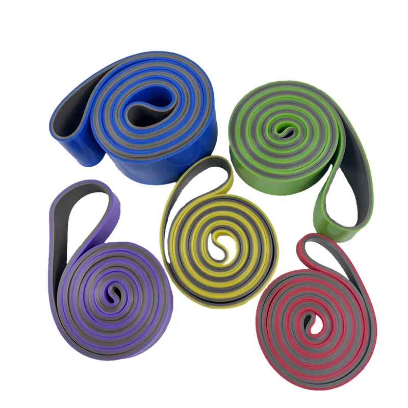 Free Sample Training Elastic Rubber band para Gym Yoga Exercício Fitness Resistance Bands Custom LOGO Fitness Workout Equipment