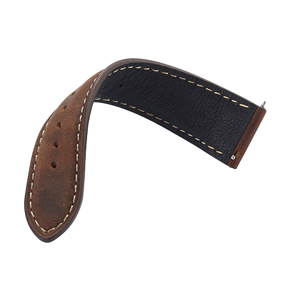 Cinturino per Orologio in Offerta Speciale in Pelle di Vitello Pieno Fiore Crazy Horse Diverse Misure Morbido Cinturino in Vera Pelle Double-Face - Product Image 4