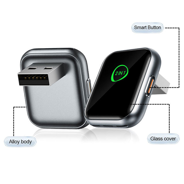 New Wireless CarPlay Android Auto Adapter USB Dongle Smart Mini Box Plug and Play Universal for VW Toyota Nissan Honda Ford Benz