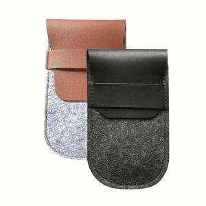 Estuche de Viaje para Reloj de Cuero PU con Bolsa de Almacenamiento de Fieltro, para Regalos - Product Image 1