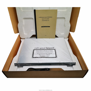 1310nm <span class=keywords><strong>26mW</strong></span> 14dBm CATV Optischer Sender mit AGC und Dual Power Supply und einfacher Netzwerk verwaltungs funktion