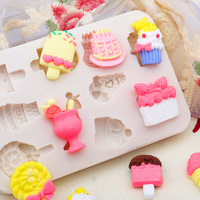 Moule en silicone de qualité alimentaire pour mini-desserts, sucettes et fondant, antiadhésif, pour la décoration de gâteaux et les loisirs créatifs