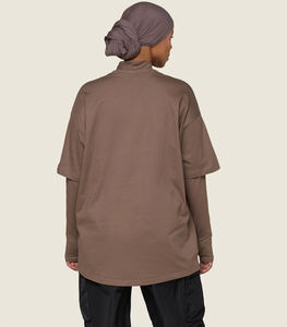 LUOMANTE Hauts Longs Amples de Sport Musulmans Vêtements de Sport Modestes Tenues de Course et Fitness Survêtements pour Femme Islamique - Product Image 6