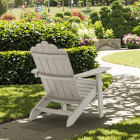 Chaise Adirondack au design moderne en panneau de bois de style pour cour d'hôtel ou hôpital en gros de Chine