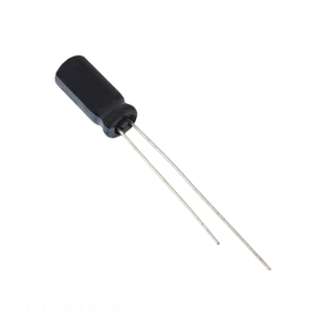 ตัวเก็บประจุ EEU-FR0J151B uF 20% สารส้ม150 uF 6.3V แบบมีรูผ่านรูพรุน - Product Image 1
