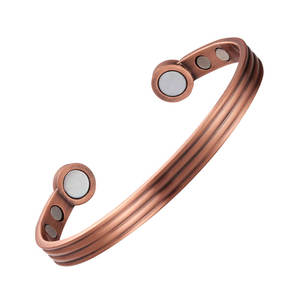 High Quality 99.5% Pure <strong>Copper</strong> Health Magnetic Men's Fashion <strong>Bangle</strong> - Product Image 6