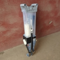 Semoir manuel à maïs et fertiliseur SX HL-2, facile à utiliser, mini-semoir à deux barils à levage et poussée manuels, haute productivité