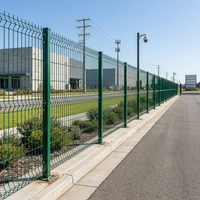 Clôture en treillis soudé 3D esthétique pour jardin botanique, aménagement paysager et protection périmétrique des serres