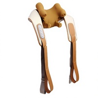 Masseur de cou électrique Shiatsu à pétrissage profond OEM/ODM d'usine avec fonction chauffante, appareil de massage cervical portable pour soulager la douleur