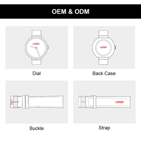 맞춤형 클래식 로고 남성용 쿼츠 시계 5bar 방수 IP68 비즈니스 럭셔리 캐주얼 손목시계 남성용 시계 여성용 시계 - Product Image 6