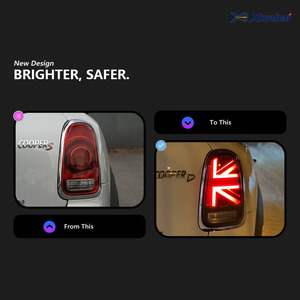 Feux arrière LED style Union Jack avec DRL et clignotants, compatibles <span class=keywords><strong>MINI</strong></span> <span class=keywords><strong>Countryman</strong></span> F60, pièces de modification et amélioration pour voiture - Product Image 3
