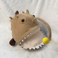 Nouvelles pantoufles réalistes en forme de monstre de mer profonde, animaux marins, poisson-diable, poisson-lanterne, jouets en peluche
